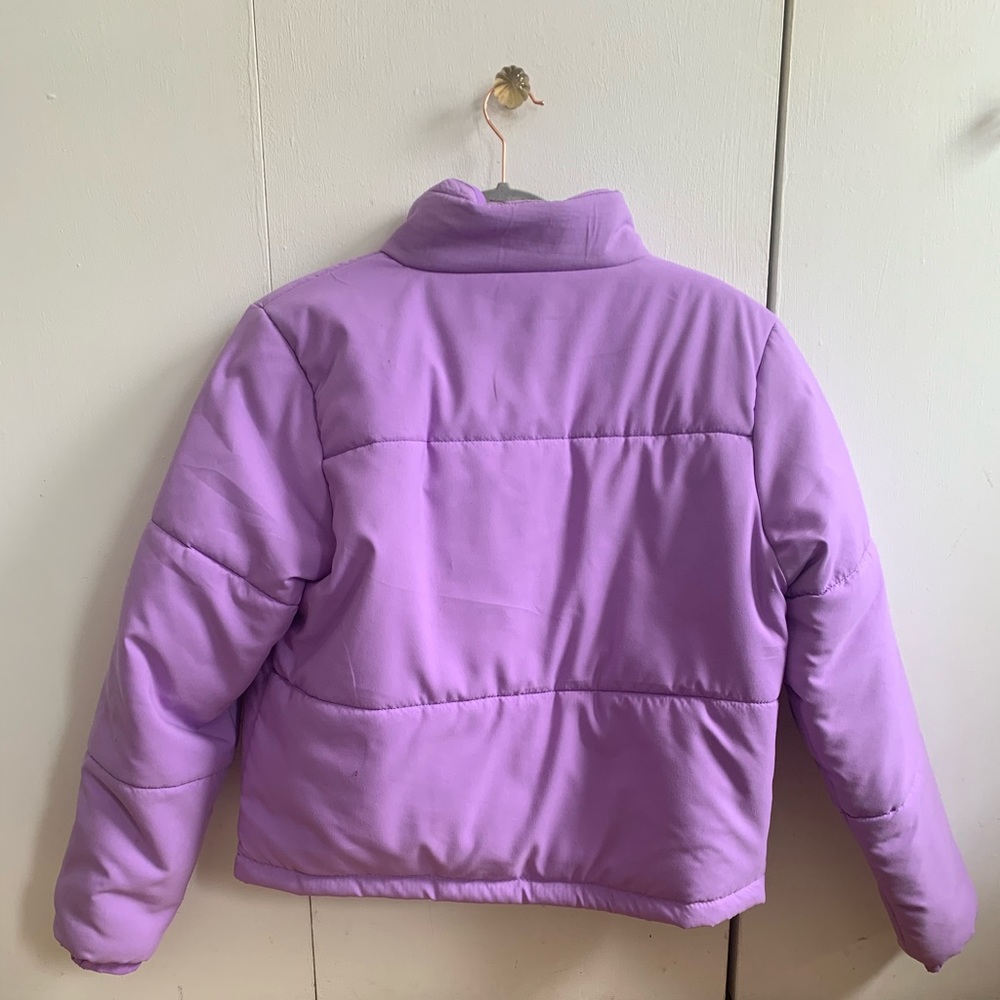 Boohoo Lavender Puffer